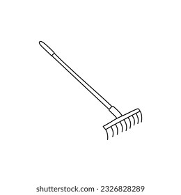 Ilustración vectorial dibujada por la mano derecha en estilo doodle, aislada en un fondo blanco.
