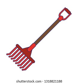 Rake harvest tool symbol