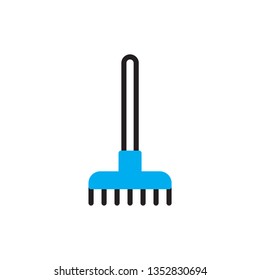rake icon glyph outline flat