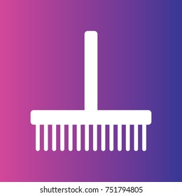 rake icon illustration isolated vector sign symbol