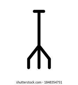 Icono de haz o logotipo símbolo de signo aislado ilustración vectorial - iconos vectoriales de estilo negro de alta calidad
