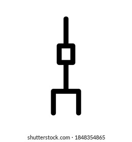 Rake icon or logo isolated sign symbol vector illustration - high quality black style vector icons
