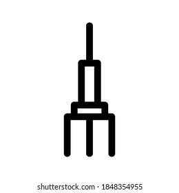 Rake icon or logo isolated sign symbol vector illustration - high quality black style vector icons
