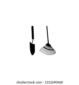 rake icon vector