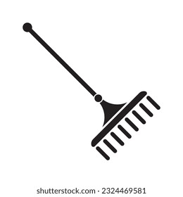 rake icon vector illustration logo deisgn