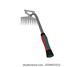 Rake on a white background.