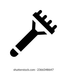 rake solid icon. vector icon for your website, mobile, presentation, and logo design.
