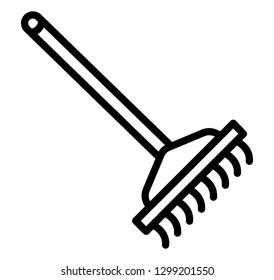 Rake tool for gardening