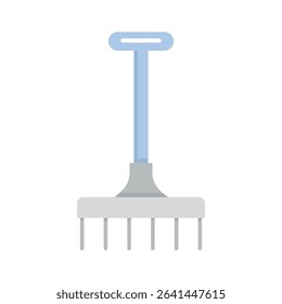 rake tool vector icon illustration
