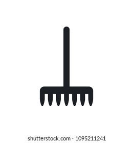 rake vector icon