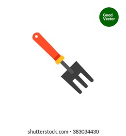 Rake vector icon