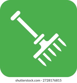 Ilustración de diseño de icono de Vector de rastrillo