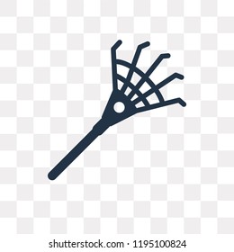 Rake vector icon isolated on transparent background, Rake transparency concept can be used web and mobile