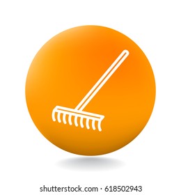  Rakes icon Flat.