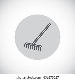  Rakes icon Flat.