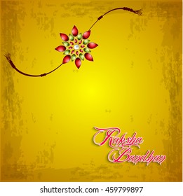 Rakhi background for raksha Bandhan celebration , Raksha bandhan celebration vector .