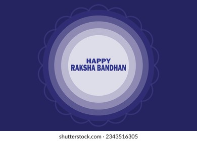Rakhi Festival Background Design with Creative Illustration - Indian Religious Festival Raksha Bandhan Background Vector Illustration