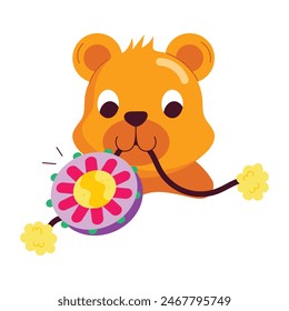 Rakhi Festival Flat Style Stickers