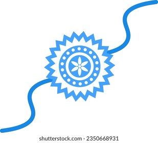Rakhi Icon Vector Lines Symbol. Find the Perfect Symbol of Brother and sister's Love and Celebration Indian Festival.