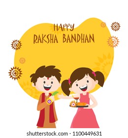 Rakhi, Indian brother and sister festival Raksha Bandhan concept.