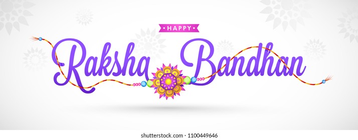 Rakhi, Indian brother and sister festival Raksha Bandhan concept.