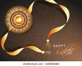Rakhi, Indian brother and sister festival Raksha Bandhan concept.
