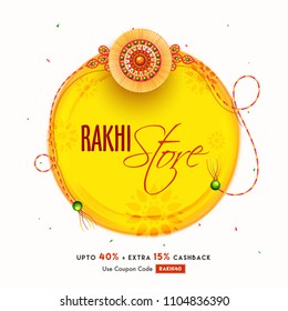 Rakhi, Indian brother and sister festival Raksha Bandhan concept.