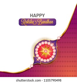 Rakhi, Indian brother and sister festival Raksha Bandhan concept.