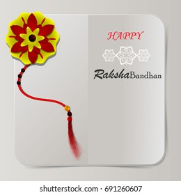  rakhi for Indian festival Raksha Bandhan. vector illustration 