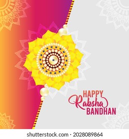 Raksha bandhan hermoso diseño vectorial.