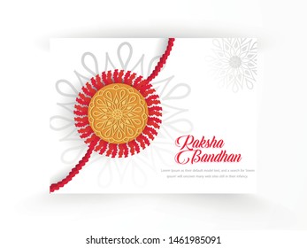 Raksha Bandhan, celebration of sister and brother love. Indian tradition