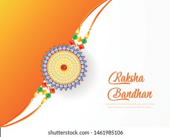 Raksha Bandhan, celebration of sister and brother love. Indian tradition