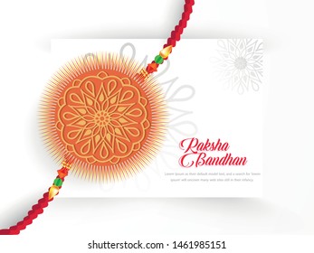 Raksha Bandhan, celebration of sister and brother love. Indian tradition
