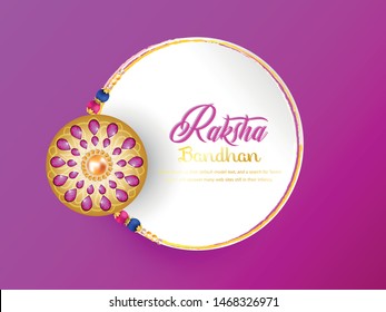 Raksha Bandhan, celebration of sister and brother love. Indian tradition