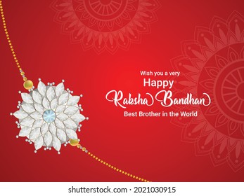Raksha bandhan festival of brother and sister celebration