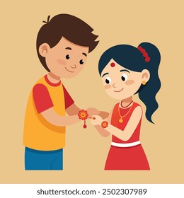 Raksha Bandhan Festival Design - Traditional Indian Celebration Graphics