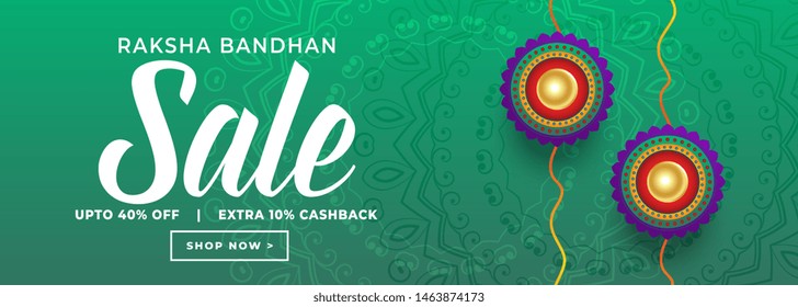 raksha bandhan festival sale banner design