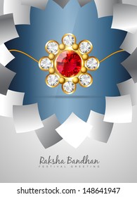 raksha bandhan festival vector background