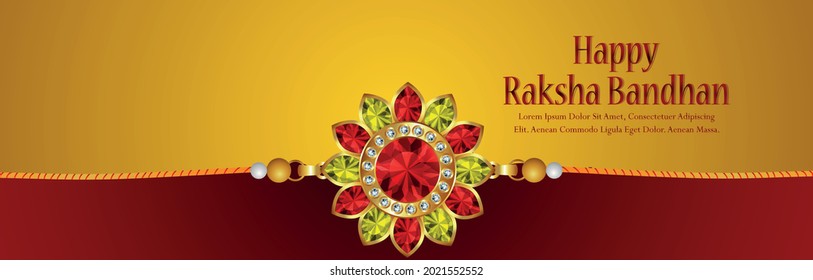 Raksha bandhan greeting card, Raksha bandhan the festival of brother and sister