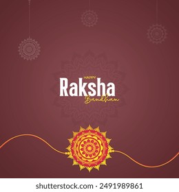 Raksha Bandhan illustration Poster Social Media Post