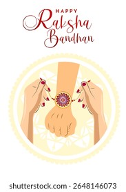 Raksha bandhan means the bond of protection.