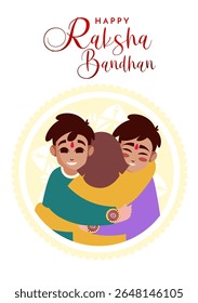Raksha bandhan means the bond of protection.