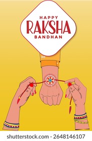 Raksha bandhan means the bond of protection.