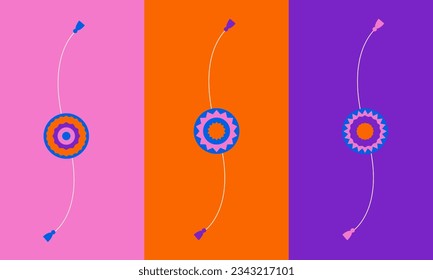 Raksha Bandhan Rakhi vectors for the social media banner