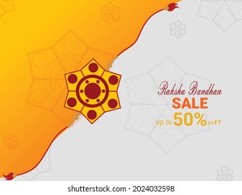 Raksha bandhan sale background illustration