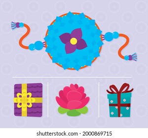 Raksha bandhan set on background