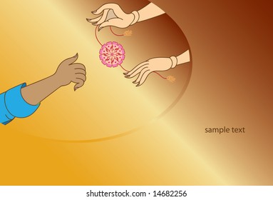 Raksha Bandhan (the bond of protection) is a Hindu festival, which celebrates the relationship between brothers and sisters.