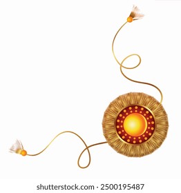 raksha bandhan wristband,  ethnic mandala with rope tapes style vector illustration design. 
Happy Raksha Bandhan, indian festival. Colorful rakhi on raksha bandhan.