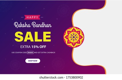 Rakshabandhan Sale Festival offer Banner, Rakhi Sale, Happy Rakshabandhan