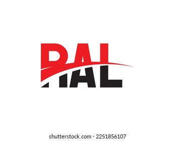 RAL Letter Initial Logo Design Vector Illustration